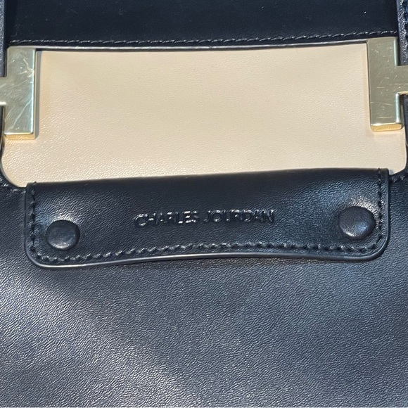 CHARLES JOURDAN Leather Satchel - Picture 10 of 14